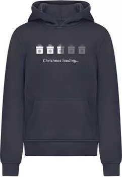 Толстовка Merchcode Christmas Gifts Loading, темно-синий