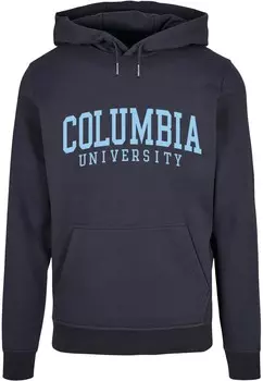 Толстовка Merchcode COLUMBIA UNIVERSITY, темно-синий/светло-голубой