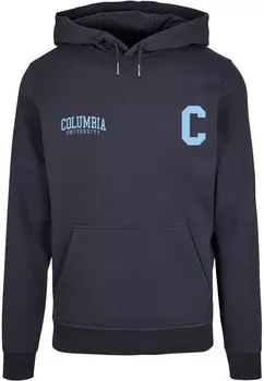 Толстовка Merchcode COLUMBIA UNIVERSITY, темно-синий/светло-голубой