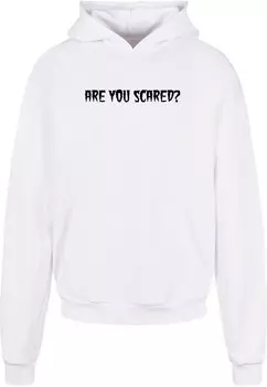 Толстовка Merchcode Halloween - Are You Scared, белый