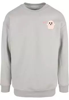 Толстовка Merchcode Halloween - Boo Ghost, светло-серый