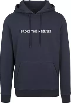 Толстовка Merchcode I broke, темно-синий