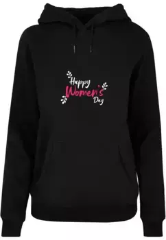 Толстовка Merchcode " Merchcode Damen Ladies WD - Happy Women's Day Basic Hoody", черный