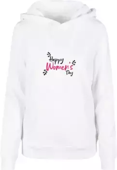 Толстовка Merchcode " Merchcode Damen Ladies WD - Happy Women's Day Basic Hoody", белый
