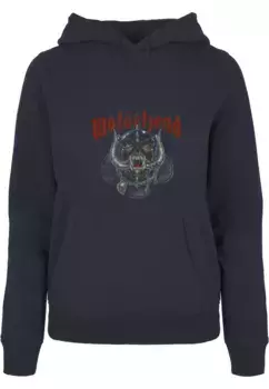 Толстовка Merchcode " Merchcode Ladies Ladies Motorhead — Базовая толстовка с цветной травленой собакой", цвет морской волны