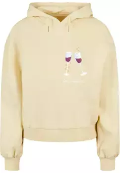 Толстовка Merchcode " Merchcode Женская женская толстовка "Давайте отпразднуем органическую оверсайз-толстовку", желтый