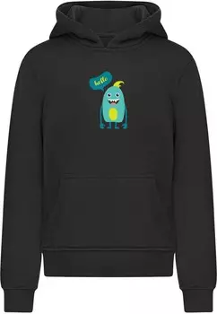 Толстовка Merchcode Monster Hello, черный