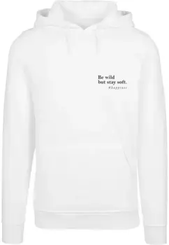 Толстовка Merchcode с капюшоном " Merchcode Men's Happines Hoody", белый