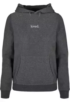 Толстовка Merchcode "Женская худи Merchcode Ladies Love Basic", цвет Charcoal