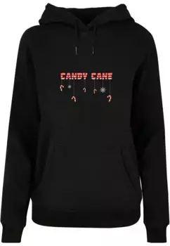 Толстовка Merchcode "Женская толстовка Candy Cane Basic с капюшоном Merchcode", черный