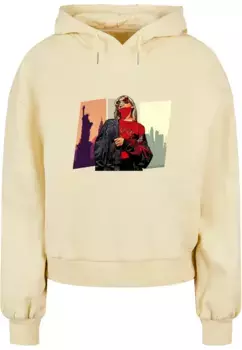 Толстовка Merchcode "Женская толстовка Merchcode Laides Grand Red Girl Organic Oversized с капюшоном ", желтый