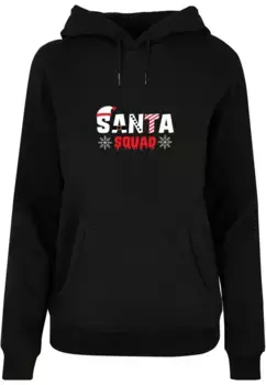 Толстовка Merchcode "Женская женская базовая толстовка Merchcode Santa Squad", черный