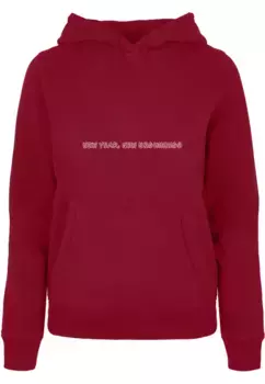 Толстовка Merchcode "Женская женская новогодняя базовая толстовка Merchcode ", цвет Burgundy
