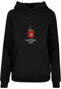 Толстовка Merchcode "Женская женская толстовка Merchcode Caution Hot Basic Толстовка ", черный