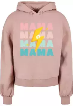 Толстовка Merchcode "Женская женская толстовка " Merchcode День матери — Mama Oversized", цвет Duskrose