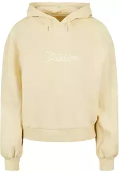 Толстовка Merchcode "Женская женская толстовка Merchcode Just love Organic Oversized Толстовка ", желтый