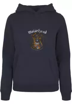 Толстовка Merchcode "Женская женская толстовка Merchcode Motorhead — базовая толстовка Lemmy Bass", цвет морской волны