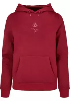 Толстовка Merchcode "Женская женская толстовка Merchcode Rose Basic с капюшоном ", цвет Burgundy