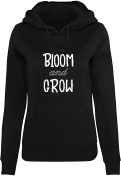 Толстовка Merchcode "Женская женская толстовка Merchcode Spring - Bloom and Grow Heavy Hoody", черный