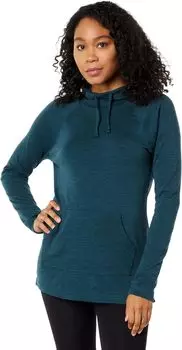 Толстовка Merino 250 с драпированным вырезом Smartwool, цвет Twilight Blue Heather