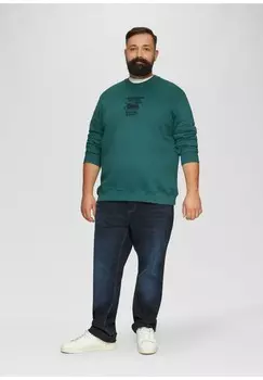 Толстовка MET BORDUURSEL s.Oliver, темно-зеленый