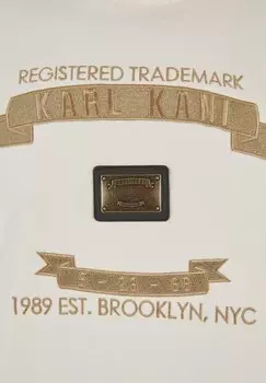 Толстовка Metal Plate Os Karl Kani, кремовый