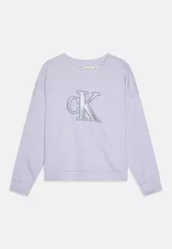 Толстовка METALLIC Calvin Klein Jeans, сиреневый