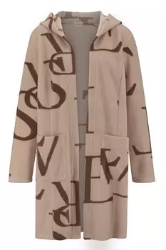 Толстовка MIAMODA Strickjacke, бежевый