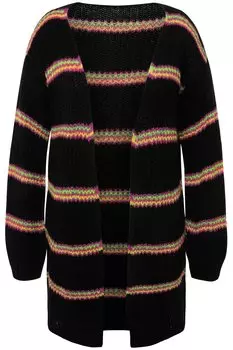 Толстовка MIAMODA Strickjacke, черный