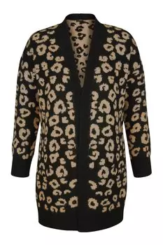 Толстовка MIAMODA Strickjacke, черный