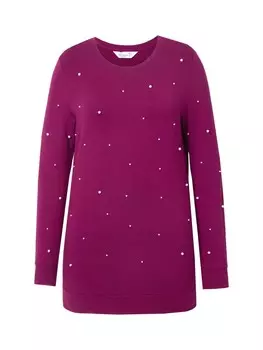Толстовка MIAMODA Sweatshirt, цвет purpur