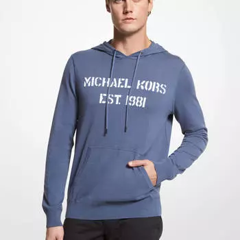 Толстовка Michael Kors Logo Linen, синий