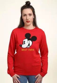 Толстовка MICKEY CLASSIC BEST PAPA Disney, красный