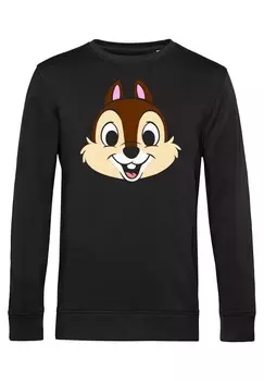 Толстовка MICKEY & FRIENDS CHIP BIG FACE Disney, черный