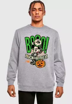 Толстовка MICKEY MOUSE HALLOWEEN BOOO TRICK OR TREAT ABSOLUTE CULT, светло-серый