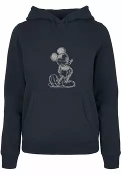Толстовка Mickey Mouse Sketch Kick ABSOLUTE CULT, цвет navy
