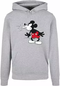 Толстовка Mickey Mouse Tongue ABSOLUTE CULT, вересковый серый