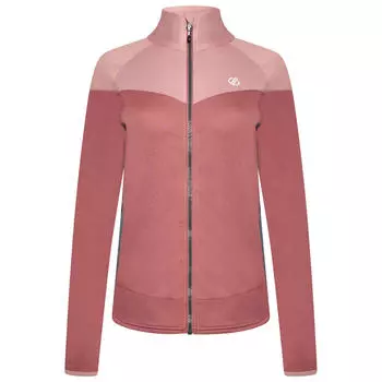 Толстовка Midlayer Elation II Core Hiking/Outdoor/Trekking Women Breathable DARE 2B, фарфорово-розовый / темно-розовый / серый