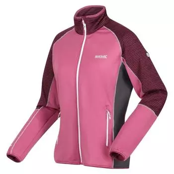 Толстовка женская Regatta Layer Yare VI Hiking, бордовый/розовый
