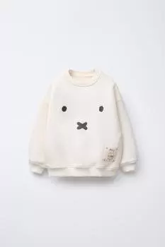 Толстовка miffy ZARA, экрю