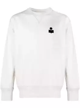 Толстовка Mike с вышитым логотипом MARANT, белый