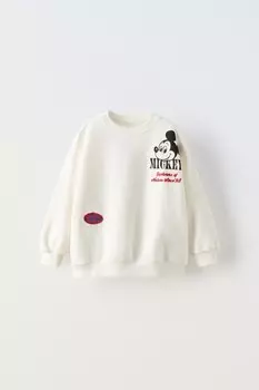 Толстовка микки маус disney ZARA, белый