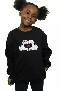 Толстовка «Микки Маус любит тебя» Disney, черный