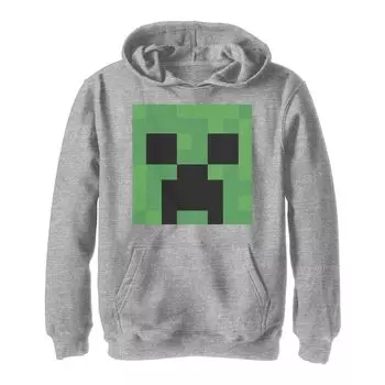 Толстовка Minecraft Creeper с большой головой и портретом для мальчиков 8–20 лет Minecraft