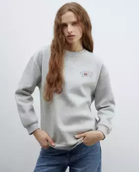 Толстовка Минни Sfera, светло-серый