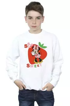 Толстовка Minnie Mouse So Sweet Strawberry Disney, белый