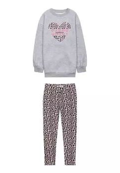 Толстовка Minoti 2tlg. Outfit: 12KSET1, светло серый