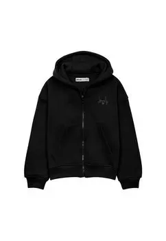 Толстовка Minoti Sweatjacken 12ZIPEMB 1, черный