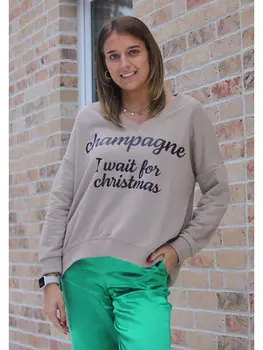 Толстовка miss goodlife, бежевый