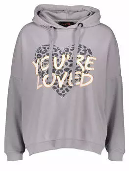 Толстовка miss goodlife, серый